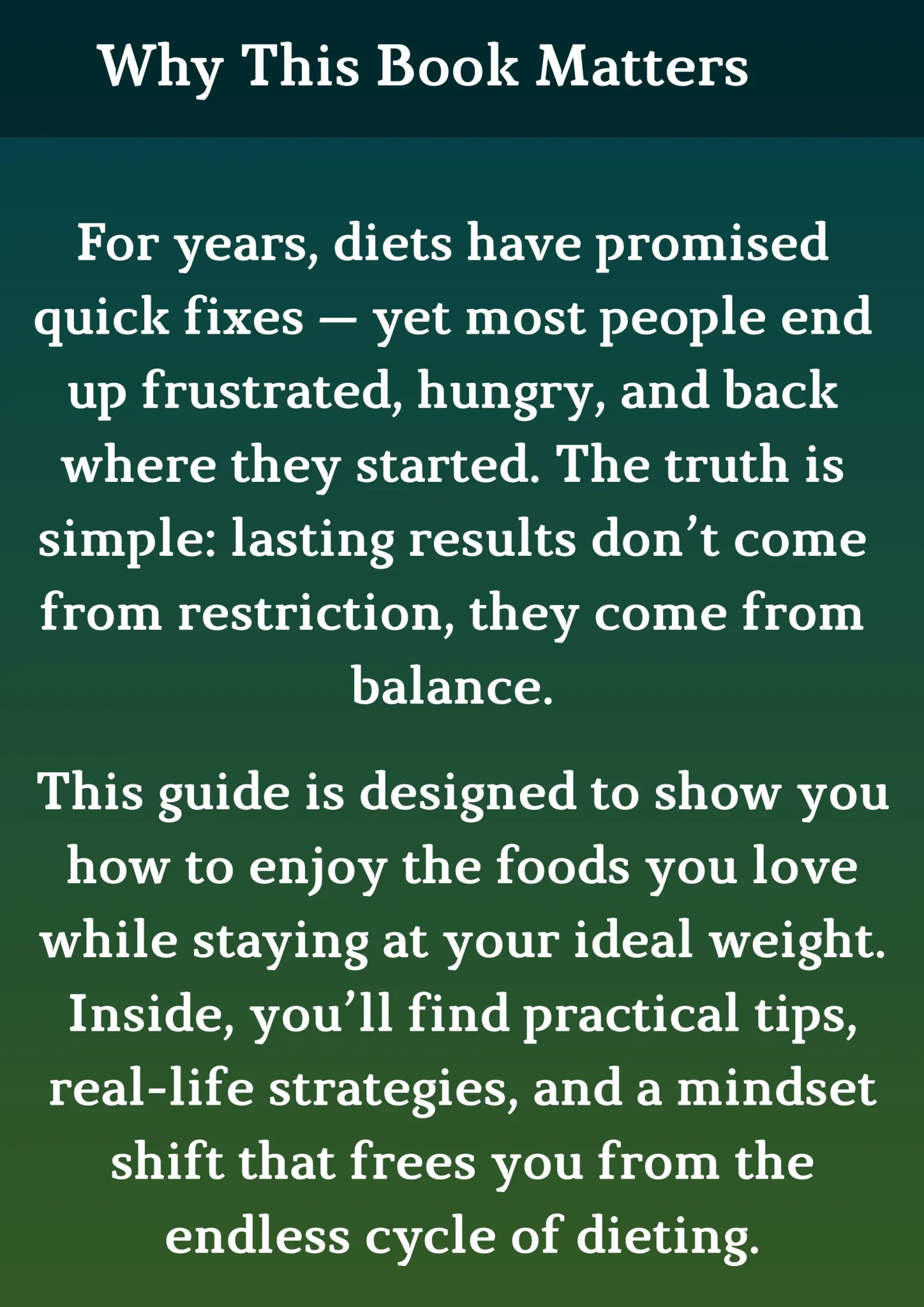 weight loss without dieting | Ideal Weight Guide PDF - Core Vibe Gym